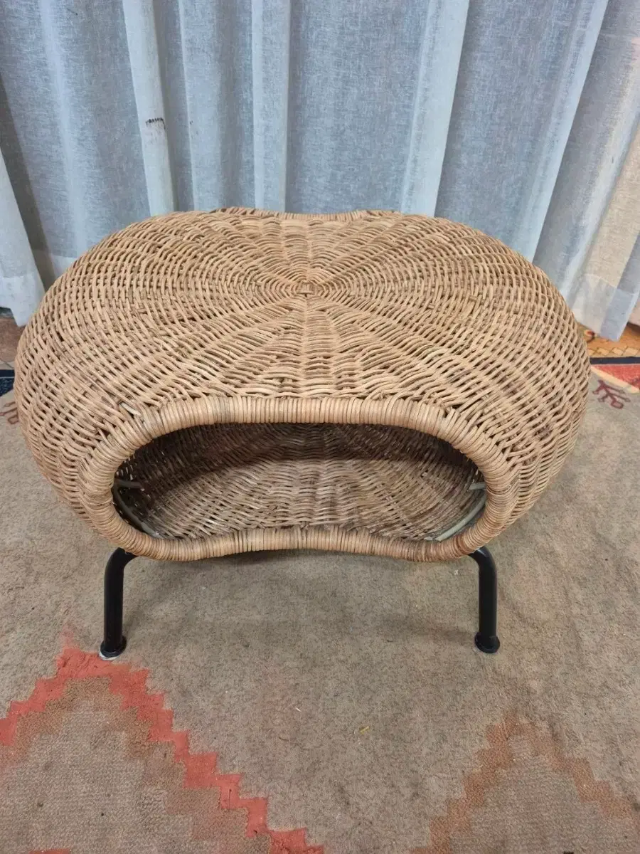 IKEAラタンスツール フットスツール・プーフ（籐）の通販 - IKEA